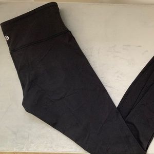 Lululemon Wunder Under Black High-Rise 7/8 Length